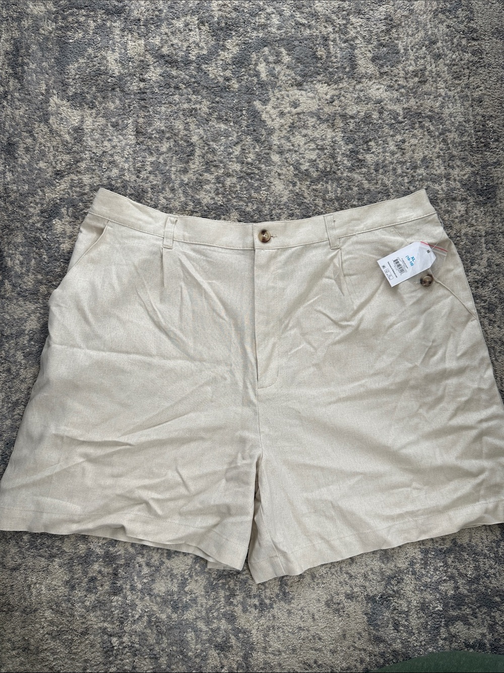 Time and Tru Light Beige Women's Bermuda Shorts